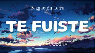 Pusho - Te Fuiste (Letra/Lyrics) ft. Ozuna