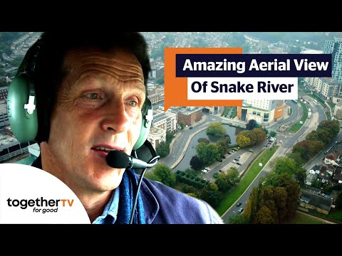 Monty Don Amazed By Beautiful Aerial View of Snake River | The Secret History of The British Garden