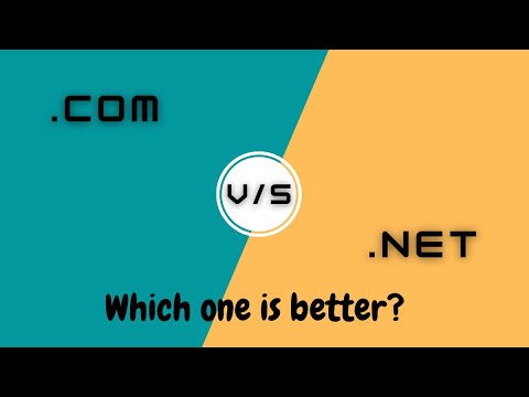 .com vs .net, which one is better?