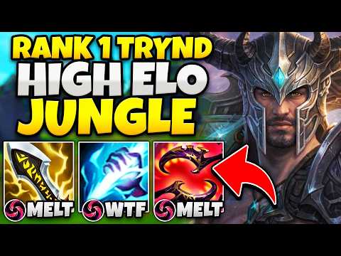 THE ONLY TRYNDAMERE JUNGLE BUILD YOU NEED TO CARRY EVERY GAME! (RANK 1 TRYNDAMERE)