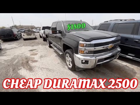 Cheap Duramax at Auction It’s HOT! IAA Walk Around