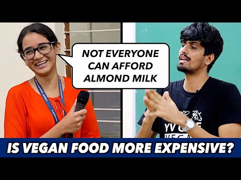 Is Vegan Food Expensive? | Can Poor People Afford Vegan Food? | Lecture | Q & A | Animal Rights