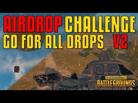 Airdrop Challenge - Go For ALL Airdrops | PUBG