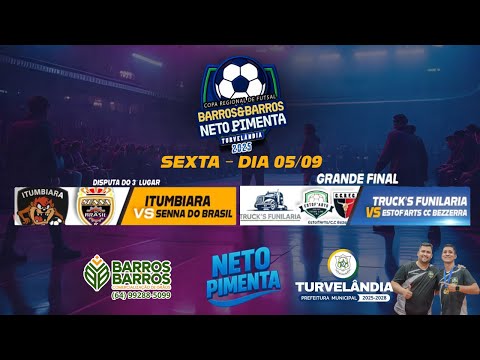 FINAL CAMPEONATO REGIONAL DE FUTSAL BARROS E BARROS/ NETO PIMENTO DE TURVELANDIA 2025