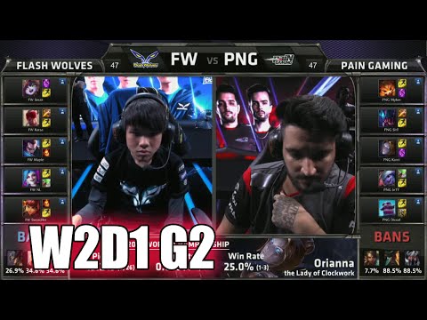 Flash Wolves vs paiN Gaming Game 2 | Week 2 Day 1 Group A S5 World Championship 2015 | FW vs PNG G2