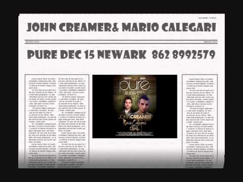 PURE after hours NEWARK - JOHN CREAMER & MARIO CALEGARI dec 15