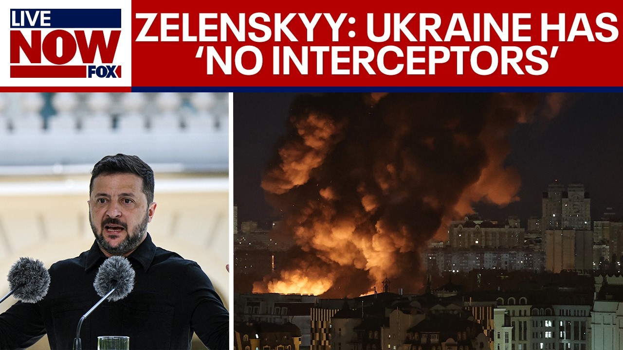 Zelenskyy says Ukraine has ‘no interceptors’
