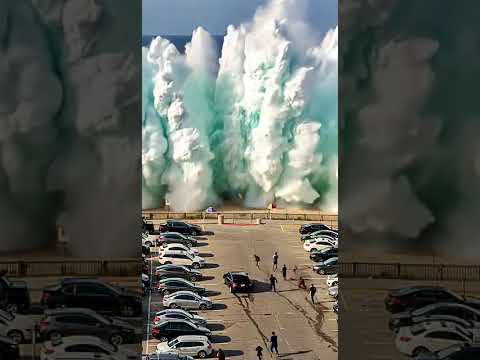 Giant Tsunami Wave in the North Sea 🌊 | Caught on Camera