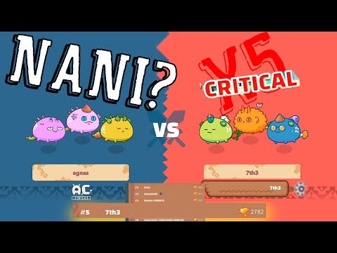 TOP 5 = x5 CRIT ?? | LOWER YOUR VOLUME PLS | INTENSE GAMEPLAY | Axie Infinity