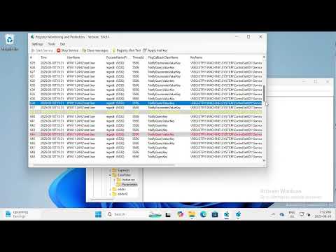 Registry Filter Driver SDK Demo