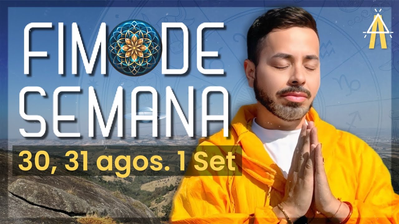 PREVISÕES PARA O FIM DE SEMANA. 30, 31 DE AGOSTO A 1 DE SETEMBRO.