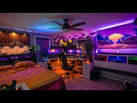 MY DREAM STUDIO TOUR + GAMING SETUP - 2025