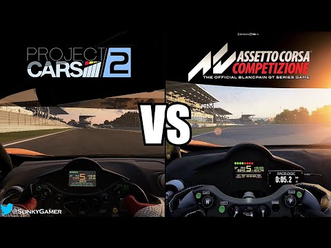 Project CARS 2 vs Assetto Corsa Competizione - Graphics and Sound Comparison - Mclaren 650S GT3