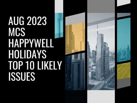 #cima August 2023 #mcs Top 10 likely exam issues. Happywell Holidays