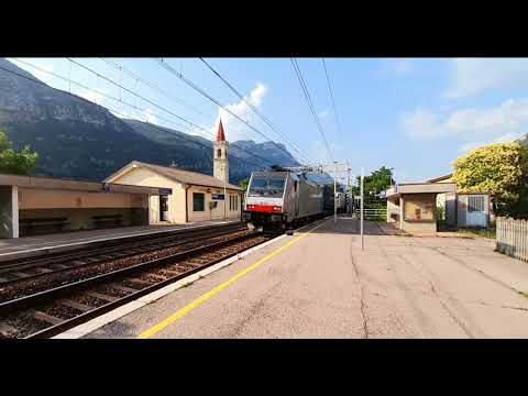 E186 282 Railpool in transito a Dolcè con un merci intermodale #brennerbahn