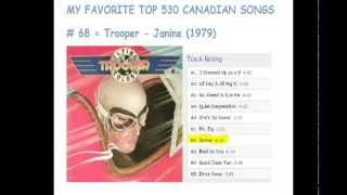 Top 530 Canadian Songs - 70 To 61