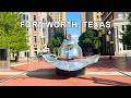 Fort Worth Texas USA Downtown Fort Worth Walking Tour 4K