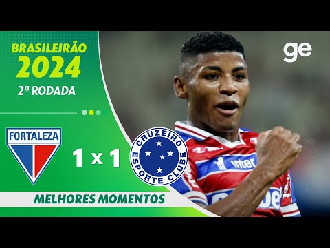 Gols e lances de Fortaleza x Cruzeiro