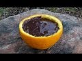 How To Bake A Cake In An Orange. 