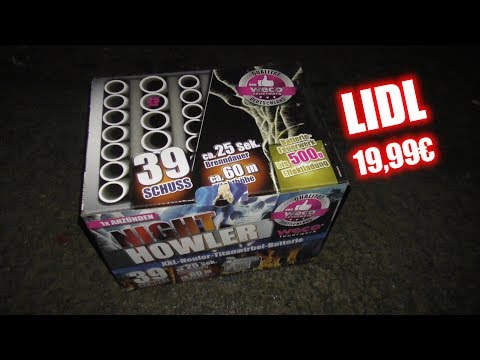 Night Howler at Lidl 19,99€ XXL Fireworks Battery