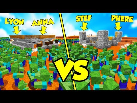 QUALE BASE RESISTERÀ CONTRO L'INVASIONE DEGLI ZOMBIE?! - Lyon & Anna VS Stef & Phere