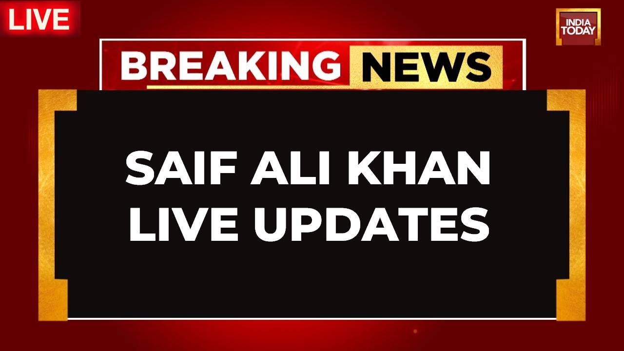 LIVE: Saif Ali Khan's Attacker Identified | Saif  Stabbed In His House, Investigation Underway