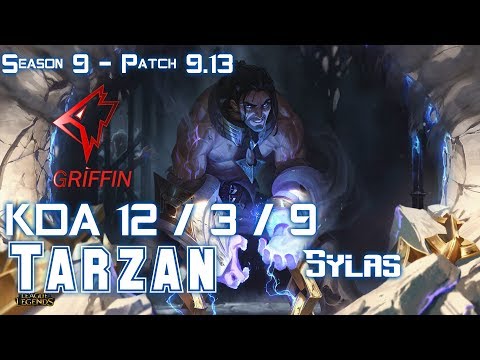 GRF Tarzan SYLAS vs ELISE Jungle - Patch 9.13 KR Ranked