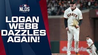 Logan Webb tosses 7, allowing 1 R in another GREAT postseason start!