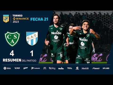 #TorneoBinance 2023 | Fecha 21 | resumen de Sarmiento - A. Tucumán