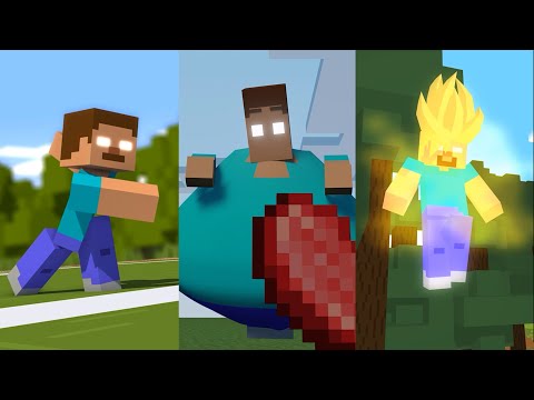 Evolution of HEROBRINE Compilation Part 1 - Minecraft Animation