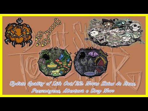 Update Quality of Life Out/22: Novas Skins de Itens, Personagens, Abertura e Drop Novo