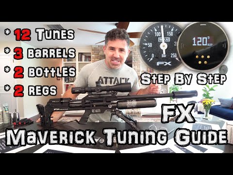 FX Maverick .25 (Review) + TUNING GUIDE !! + FULL SETUP + Accuracy Test !! - How to Tune an Airgun!