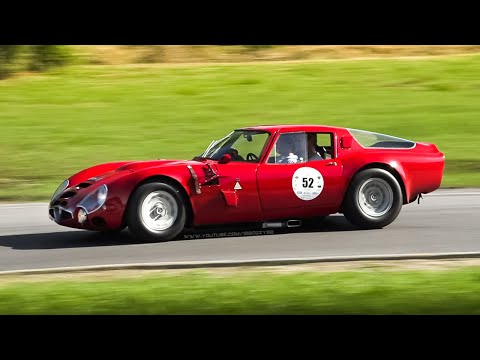 Alfa Romeo Giulia TZ2 at Vernasca Silver Flag 2022: 1.6-litre 4-cylinder engine sound!
