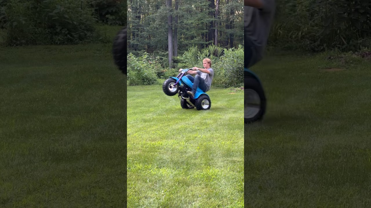 ATC70 WHEELIES! #atc70 #honda #threewheeler #pitbike