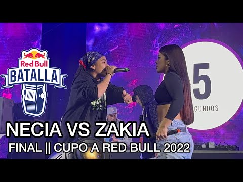 NECIA VS ZAKIA || FINAL CUPO A RED BULL 2022 || LIGA FEMENINA