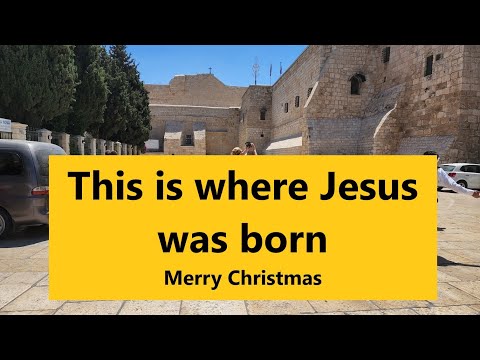 Foi aqui que Jesus nasceu. Uma visita à Igreja da Natividade, Belém. Feliz Natal