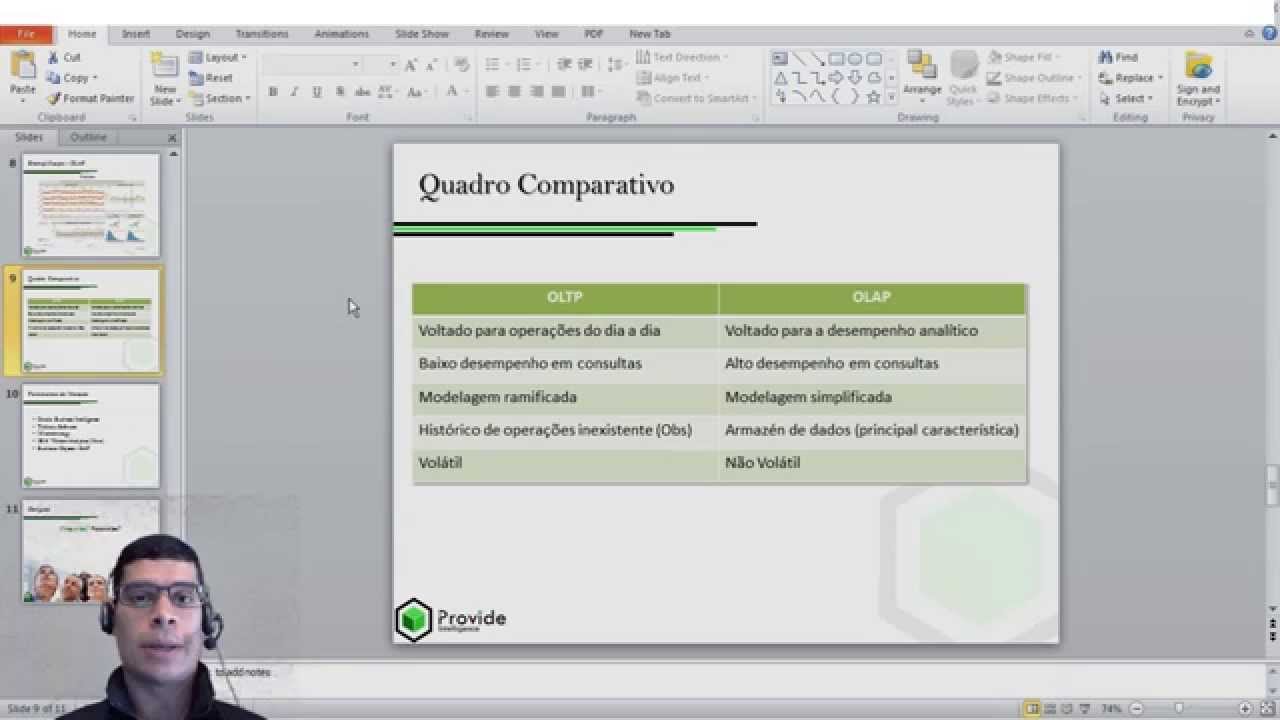 Diferenças entre OLTP e OLAP. Definição e Exemplos.