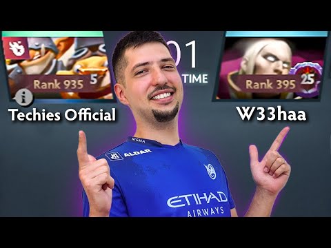 Techies Official vs W33haa Signature Hero in 15K MMR🔥