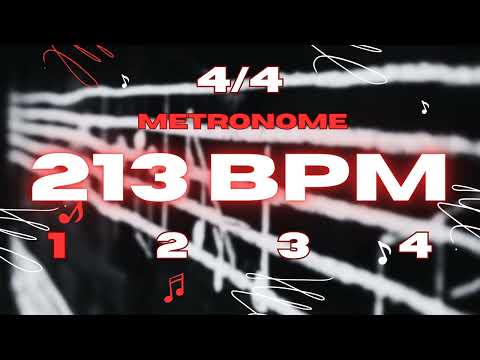 213 BPM - 4/4 Metronome