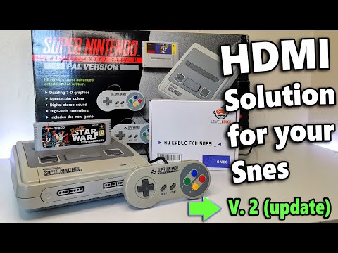 Super Nintendo FANS Rejoice! EASY HDMI Solution Found!