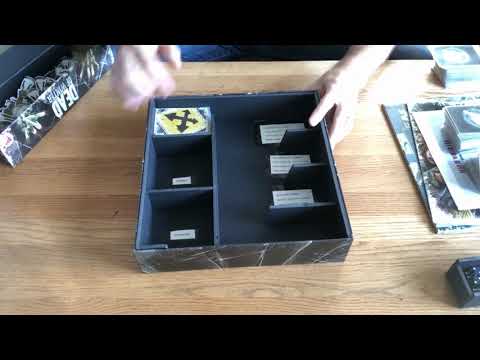 Foamcore box organizer for Dead of Winter