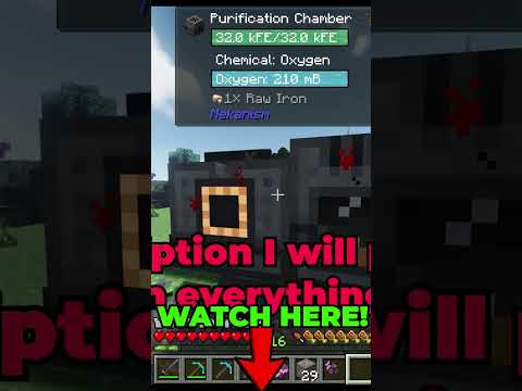 Minecraft Mekanism Ore Processing | #minecraft #mekanism #minecraftshorts #shorts #atm10