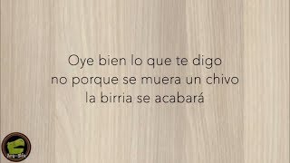 No porque se muera un chivo - Los Tucanes de Tijuana (Letra)