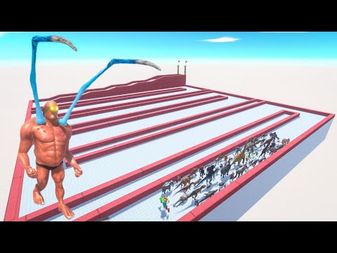 Escape From Alien Hill Giant - Last Survivor - Zigzag | Animal Revolt Battle Simulator