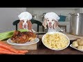 Chef Dogs Cook Chicken Noodle Soup: Funny Dogs Maymo & Potpie