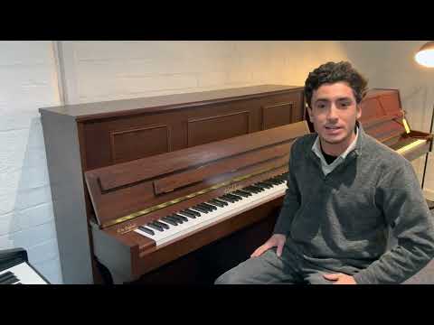 Second Hand Woodchester Schubert Upright Piano | Demo with James | Rimmers Music