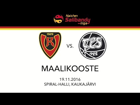 Naisten Liiga: Koovee-TPS, 19.11.2016, Maalikooste