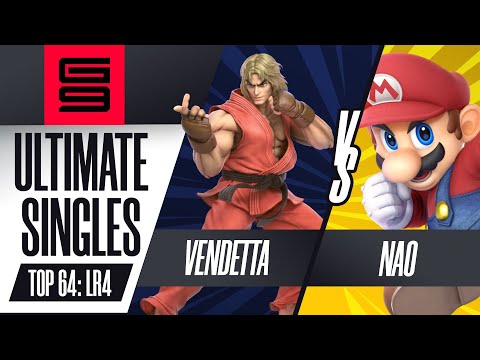Vendetta (Ken, Ryu) vs Nao (Mario) - Ultimate Singles Top 64: Losers Round 4 - Genesis 9