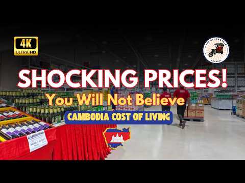 Can You Live Cheap in Cambodia? 🇰🇭 Grocery Prices at Makro Revealed!