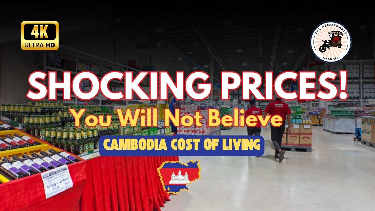 Can You Live Cheap in Cambodia? 🇰🇭 Grocery Prices at Makro Revealed!